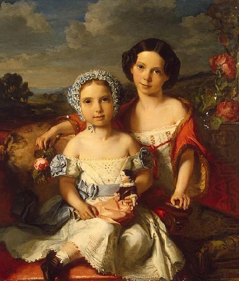 Vital Jean De Gronckel Portrait of Two Children china oil painting image